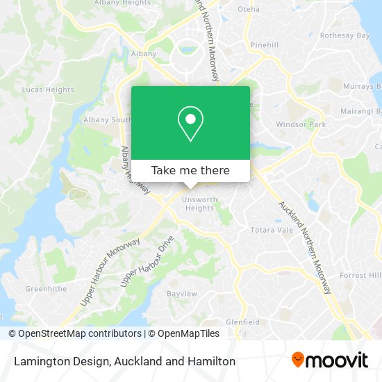Lamington Design map