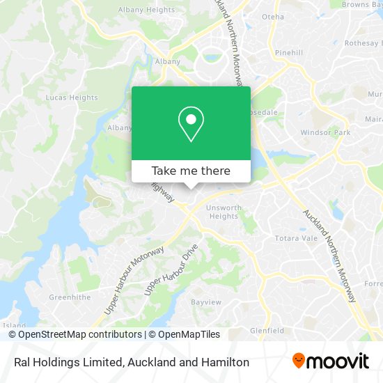 Ral Holdings Limited map