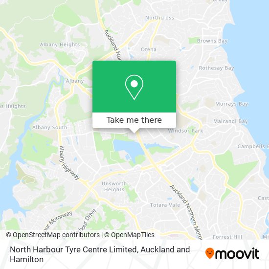 North Harbour Tyre Centre Limited map