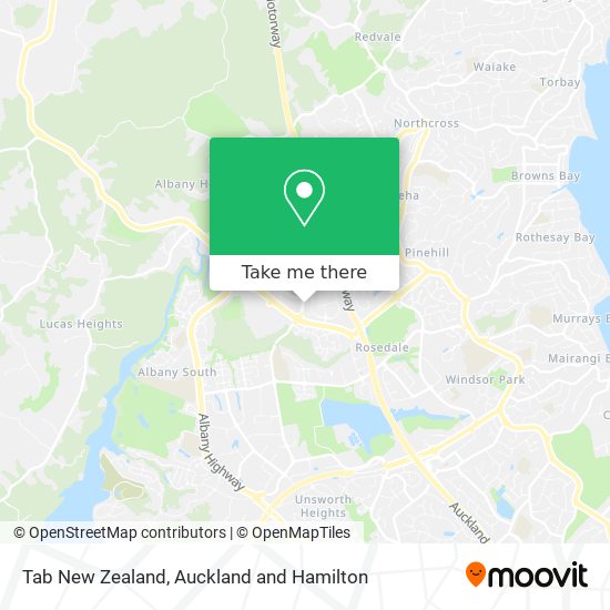 Tab New Zealand map