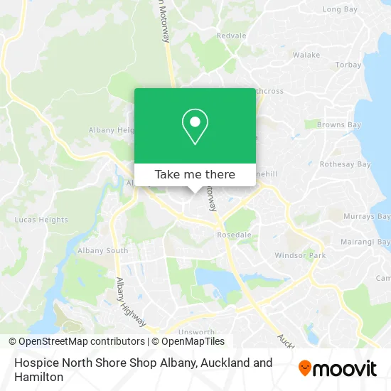Hospice North Shore Shop Albany map