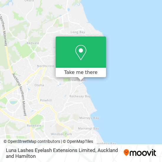 Luna Lashes Eyelash Extensions Limited map