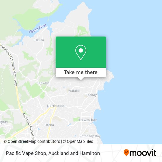 Pacific Vape Shop map