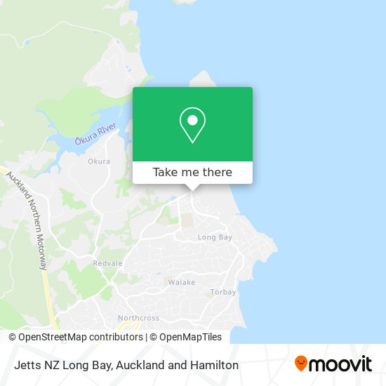 Jetts NZ Long Bay map