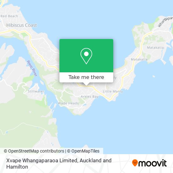 Xvape Whangaparaoa Limited地图