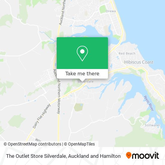 The Outlet Store Silverdale map