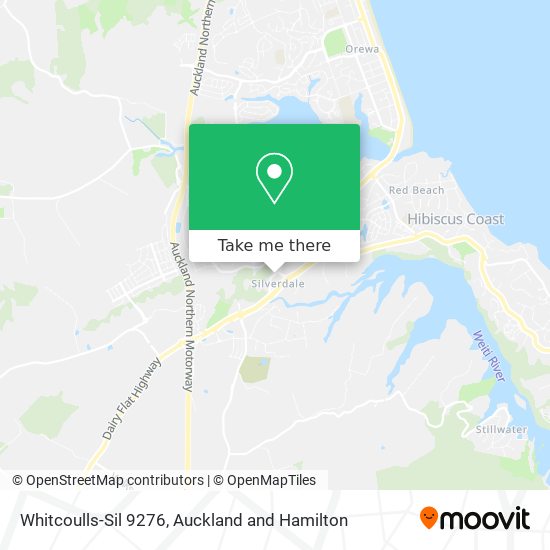 Whitcoulls-Sil 9276 map