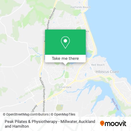 Peak Pilates & Physiotherapy - Millwater map