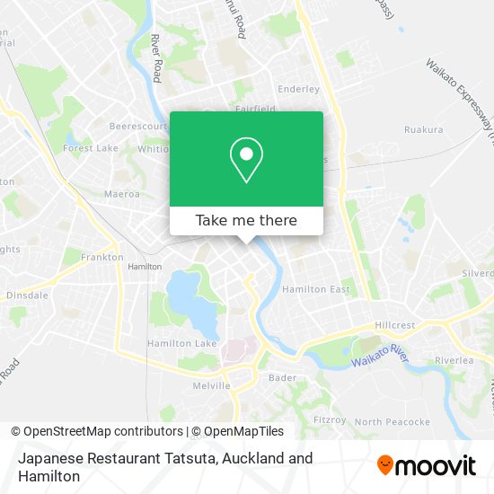 Japanese Restaurant Tatsuta map