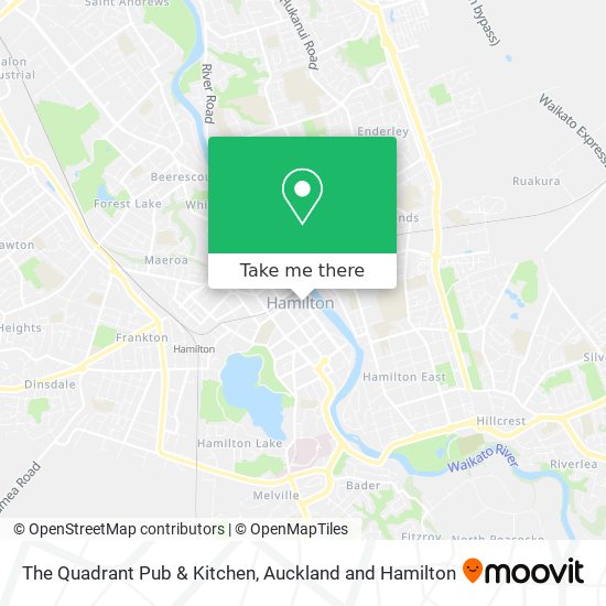 The Quadrant Pub & Kitchen map