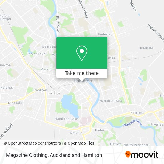 Magazine Clothing map