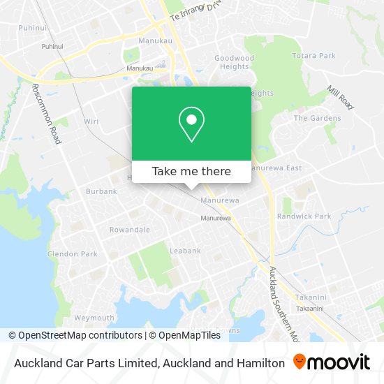 Auckland Car Parts Limited地图