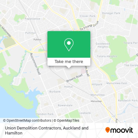 Union Demolition Contractors map