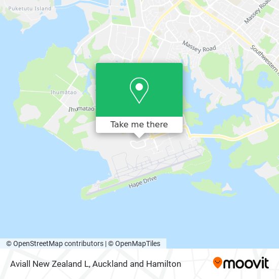 Aviall New Zealand L map