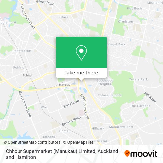 Chhour Supermarket (Manukau) Limited map