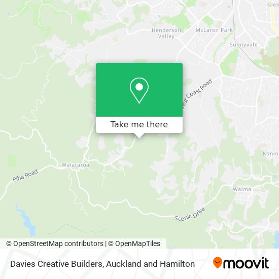 Davies Creative Builders map