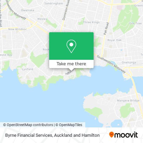 Byrne Financial Services map