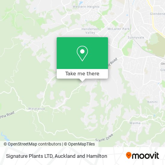 Signature Plants LTD map