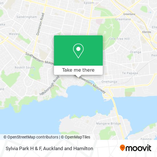 Sylvia Park H & F map