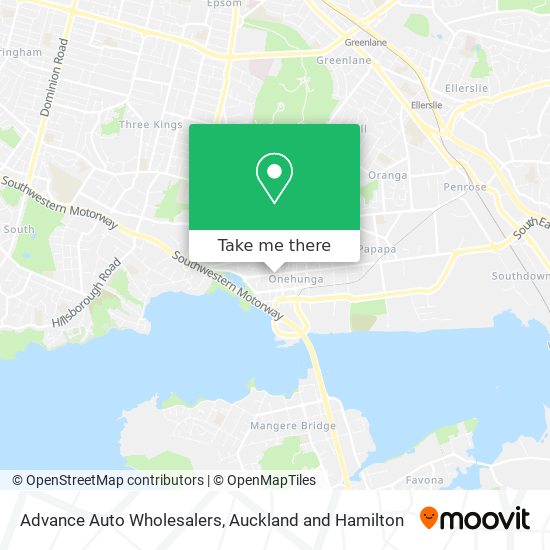 Advance Auto Wholesalers map