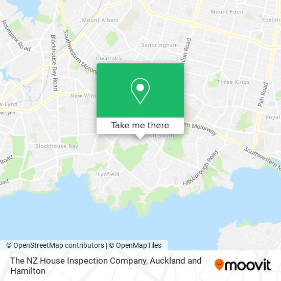 The NZ House Inspection Company map