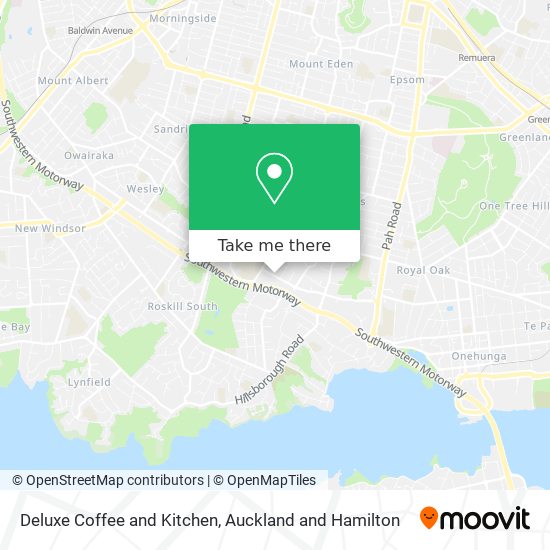 Deluxe Coffee and Kitchen map