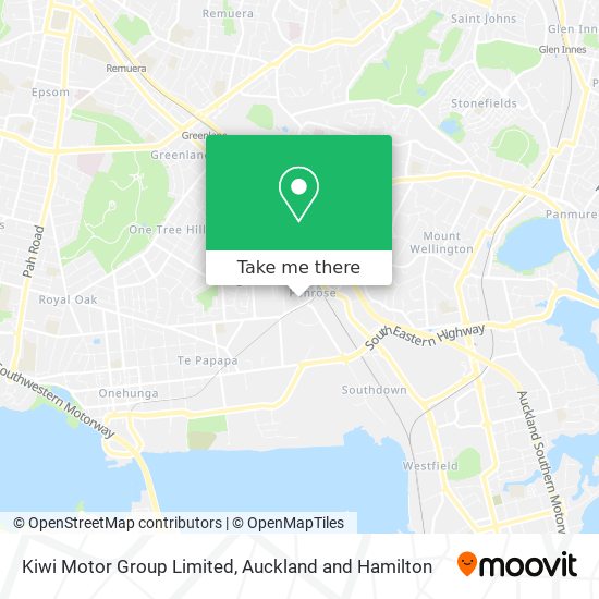 Kiwi Motor Group Limited map