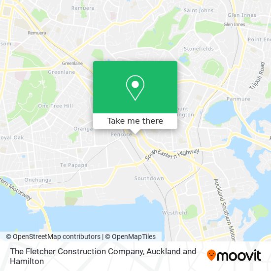 The Fletcher Construction Company map