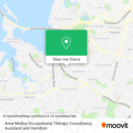 Anne Molloy Occupational Therapy Consultancy map