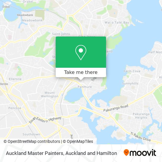 Auckland Master Painters map