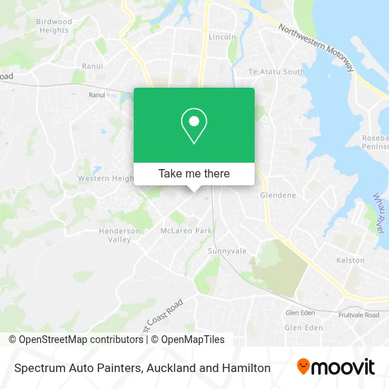 Spectrum Auto Painters map