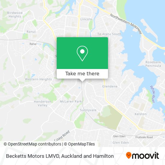 Becketts Motors LMVD地图