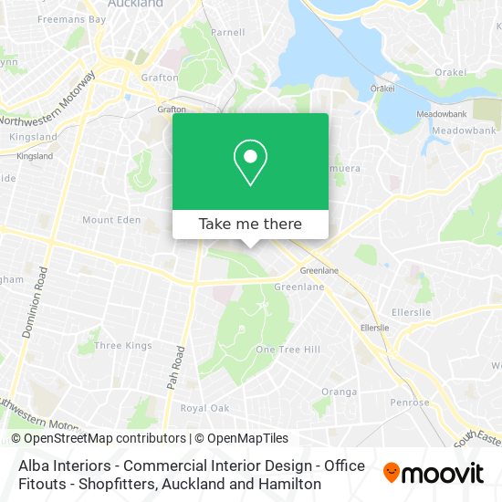 Alba Interiors - Commercial Interior Design - Office Fitouts - Shopfitters map