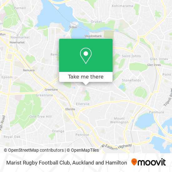Marist Rugby Football Club map