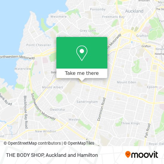 THE BODY SHOP map