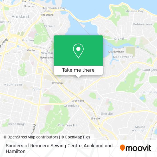 Sanders of Remuera Sewing Centre地图