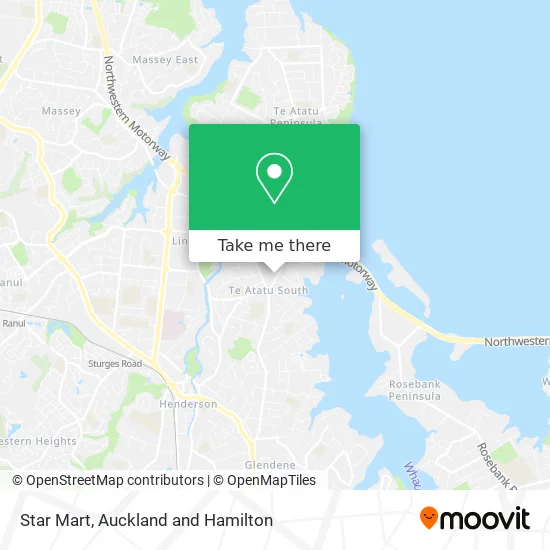 Star Mart map