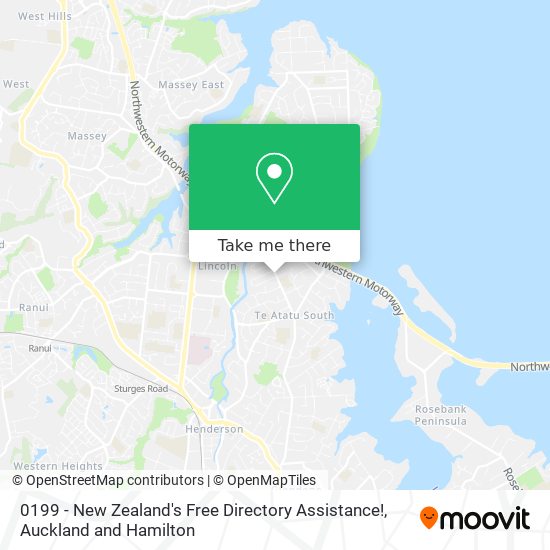 0199 - New Zealand's Free Directory Assistance! map