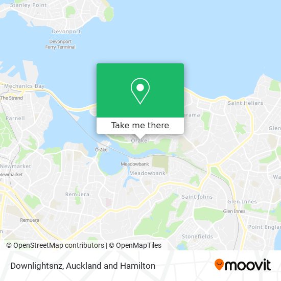 Downlightsnz map