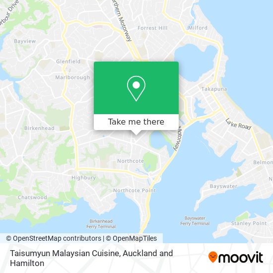 Taisumyun Malaysian Cuisine map