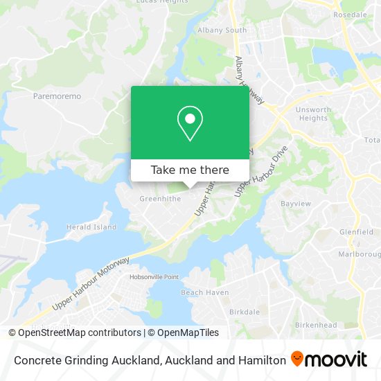 Concrete Grinding Auckland map