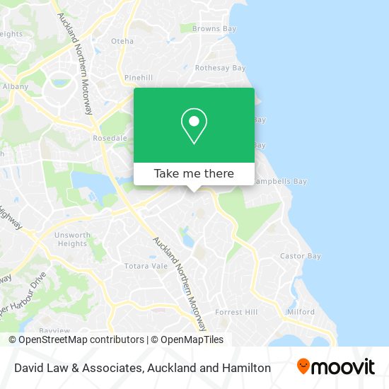 David Law & Associates map