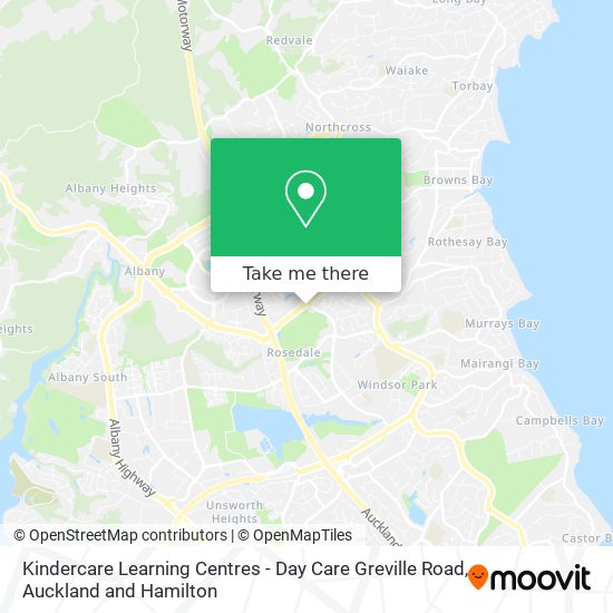 Kindercare Learning Centres - Day Care Greville Road map