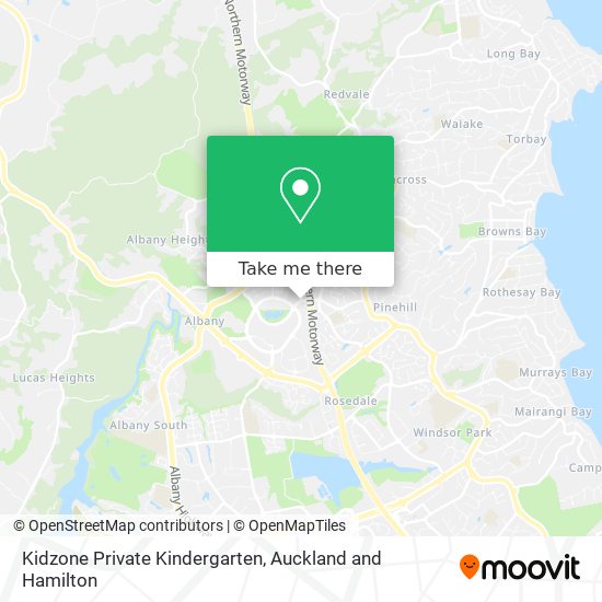 Kidzone Private Kindergarten map