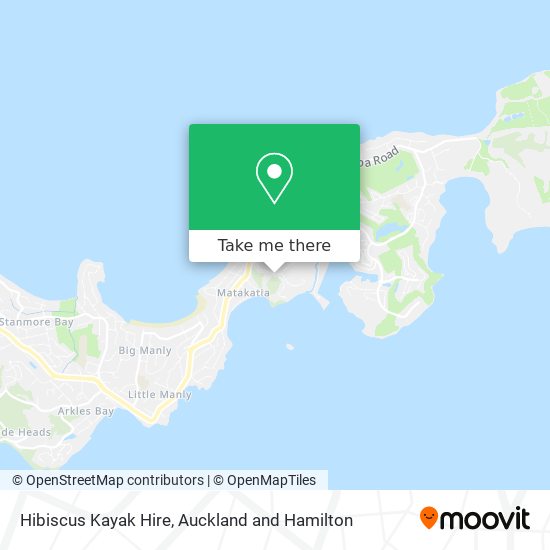 Hibiscus Kayak Hire map