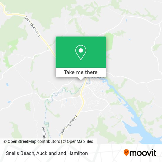 Snells Beach map