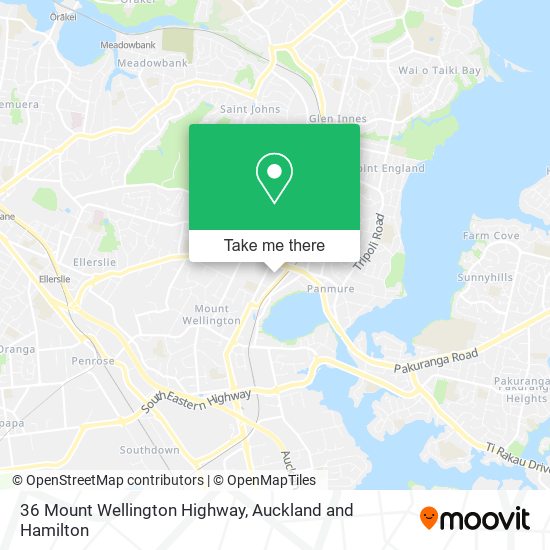 36 Mount Wellington Highway地图