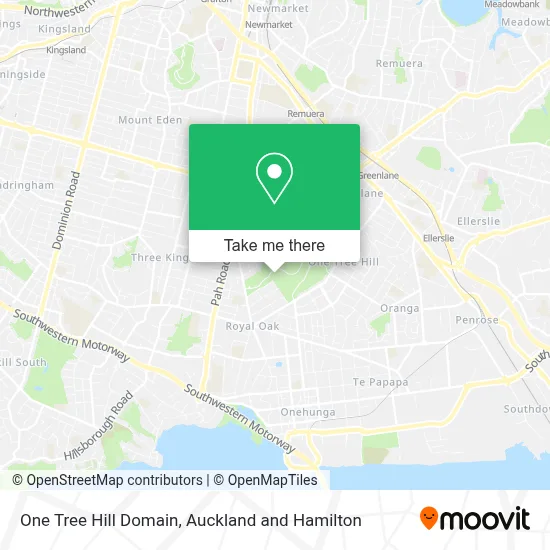 One Tree Hill Domain map