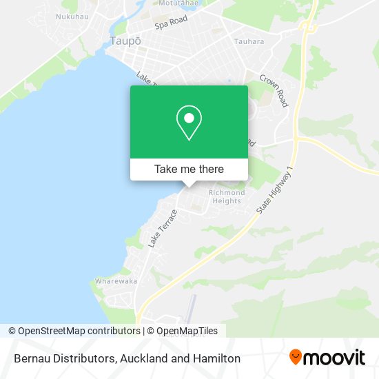 Bernau Distributors map