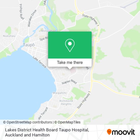 Lakes District Health Board Taupo Hospital地图